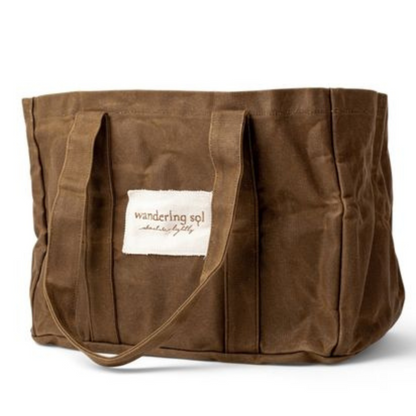 THE GRANDE RECYCLED WAXED CANVAS BAG (IMPERFECTS)